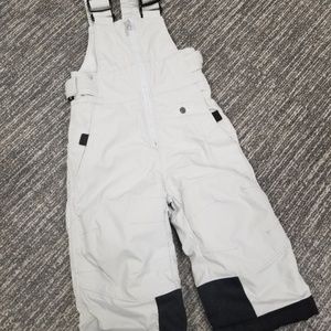 Toddler 2T gray Columbia Vertex snow pants bibs
